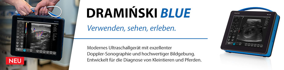 DRAMIŃSKI BLUE ist veterinärmedizinisches Ultraschallgerät, das mit einem detaillierten Bild überrascht.