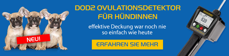 Neue Version des Geräts für Züchter und Liebhaber, die täglich mit dem Problem der Bestimmung des optimalen Deckungsmoments bei Hündinnen kämpfen.