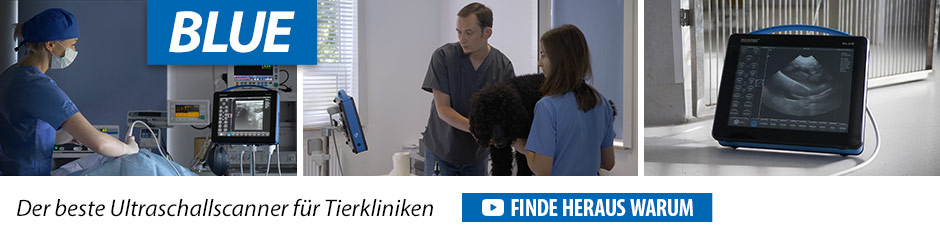 Dramiński BLUE der beste Ultraschallscanner für Tierkliniken